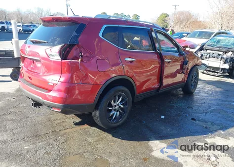 2014 Nissan Rogue Sl z USA, uszkodzony, nr VIN 5N1AT2MV0EC827690